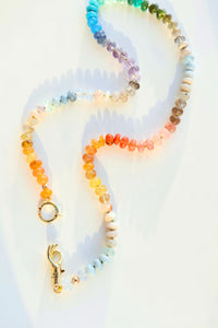 Painted Dream - multi gemstone necklace
