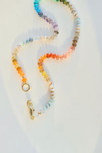 Painted Dream - multi gemstone necklace