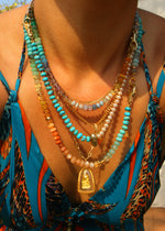 Load image into Gallery viewer, Bahama Mama Gemstone Necklace
