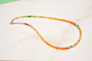 Flames of Andes Gemstone Necklace