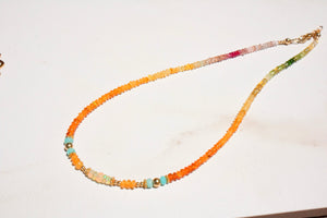 Flames of Andes Gemstone Necklace