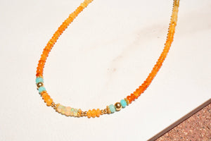 Flames of Andes Gemstone Necklace