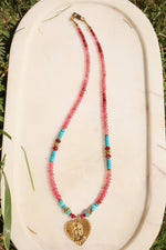 Load image into Gallery viewer, Pink Spinel Enlightenment Necklace
