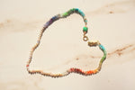 Load image into Gallery viewer, Multi Gemstone Pearl Gradient &amp; Chrysoprase heart
