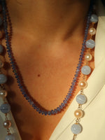 Загрузить изображение в средство просмотра галереи, Blue Lace Agate &amp; Pearl Necklace

