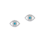 Load image into Gallery viewer, Turquoise Eyeland Studs
