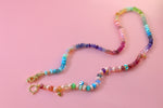 Load image into Gallery viewer, Charmed Rainbow Gemstone Necklace
