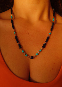 Lapis Luzuli & Sleeping Beauty Turquoise Necklace
