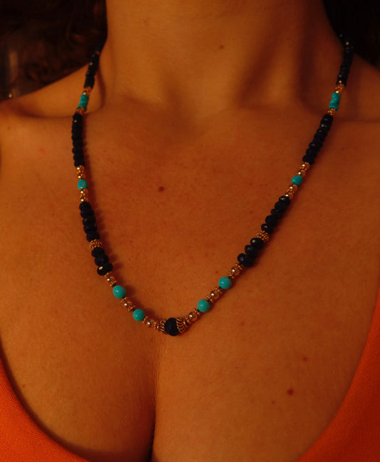 Lapis Luzuli & Sleeping Beauty Turquoise Necklace