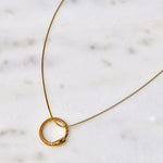Load image into Gallery viewer, OUROBOROS RING NECKLACE
