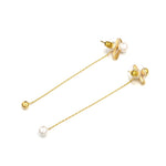 Load image into Gallery viewer, Pearl Set&#39;s The Bar Earring
