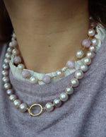 Load image into Gallery viewer, Peacock Pearl Necklace 14K Gold
